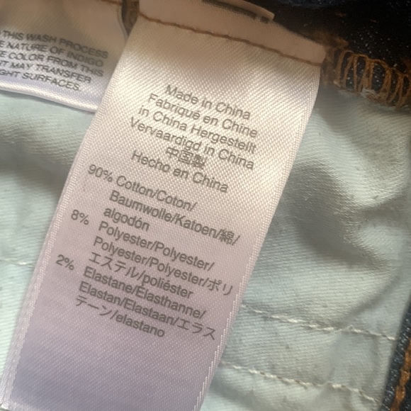 J. Crew Vintage Straight Star Print Denim Jeans Size 25 - Picture 7 of 7